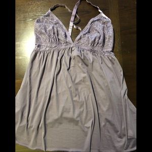 Torrid dusty plum lace and microfiber chemise 2X